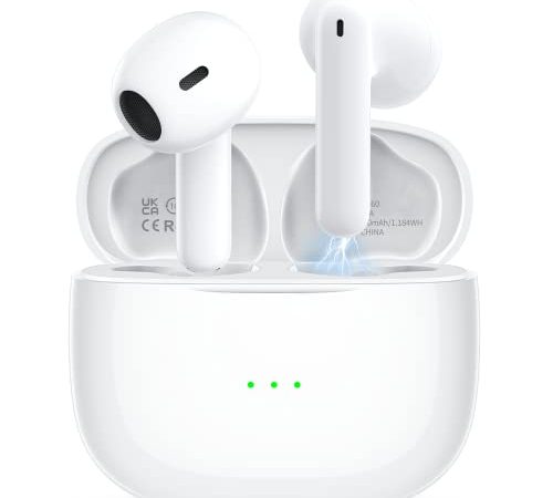 Cuffie Bluetooth, Auricolari Bluetooth 5.3 Con 4 Microfono ENC Chiamata Riduzione del Rumore 36 Ore di Riproduzione Cuffie Wireless In Ear, Cuffiette Controllo Touch IPX6 Impermeabili per iOS/Android