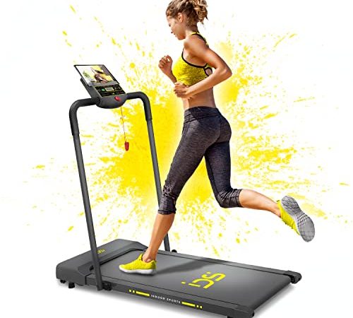 IDS G12 Tapis Roulant Elettrico Pieghevole, Brand ITALIANO, Tappeto Corsa Extra Large (42 cm), 10 km/h, Salvaspazio, Display Multifunzione, Supporto Tablet, Garanzia e Assistenza ITALIA