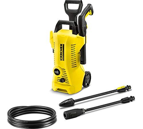 Kärcher Idropulitrice K 2 Power Control, Pressione 110 bar, Portata 360 l/h, Area 20 m²/h, Filtro integrato, Incl. pistola ad alta pressione, lancia mangiasporco, ugello rotante