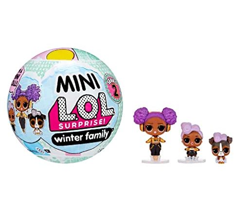 LOL Surprise OMG Mini Family Collection -ASORTIMENTO CASUALE - Bambola alla moda in miniatura con Lil Sis, animale domestico e moda - Playset riutilizzabile - Età: 4+ anni