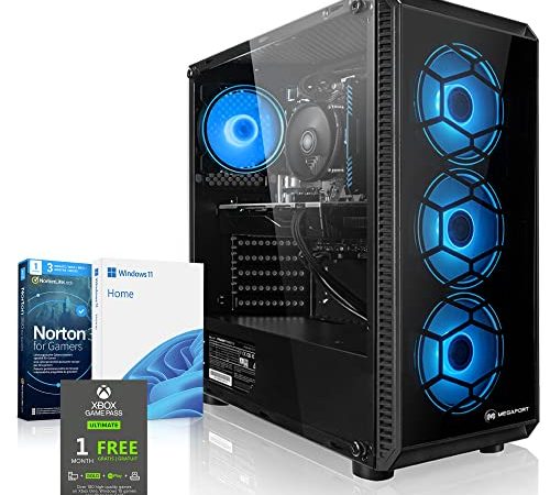 Megaport PC Gaming AMD Ryzen 5 5600 6x 4.40 GHz Turbo • Windows 11 • AMD Radeon RX 6650XT 8GB • 16GB 3200MHz DDR4 • 1TB M.2 SSD • WiFi • pc da gaming