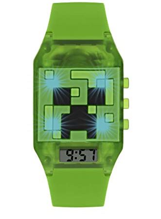 Minecraft Orologio Quarzo con Cinturino in di Gomma MIN4014