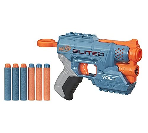 Nerf Elite 2.0 - Volt SD-1 (blaster con raggio puntatore Luminoso e 6 dardi inclusi).
