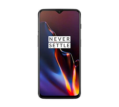 OnePlus 6T Smartphone 8 GB RAM + 128 Memoria, Nero (Mirror Black)