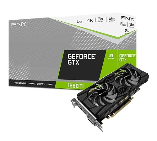PNY VCG1660T6DFPPB-O tarjeta gráfica NVIDIA GeForce GTX 1660 Ti 6 GB GDDR6