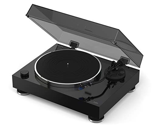 Reloop Turn X - Giradischi HiFi Premium con testina Ortofon 2M Blue, trazione diretta Super High Torque, controllo preciso della rotazione, 3 velocità, piatto in alluminio pressofuso fresato a CNC