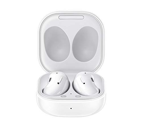 Samsung Galaxy Buds Live Auricolari True Wireless Open-type senza tappi In-Ear, Tre Microfoni, Controlli Touch, Ricarica Wireless, Cancellazione attiva del rumore, Mystic White [Versione Italiana]
