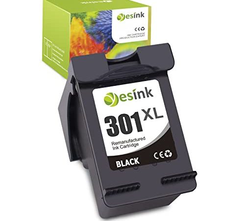 301 XL Sostituzione Rigenerata per HP 301 Nero xl Cartuccia hp 301 Nero Cartucce HP 301 HP 301 xl per HP DeskJet 1050 2050 Envy 4500 5530 OfficeJet 2620 4630 (1 Nero)