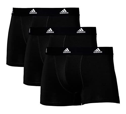 adidas Multipack Trunk (3pk) Boxer a Pantaloncino, Nero, M Uomo