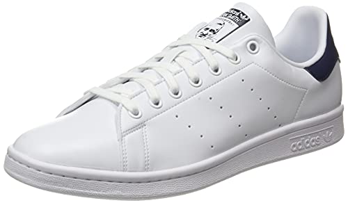 adidas Stan Smith, Scarpe da Ginnastica Uomo, White White Collegiate Navy, 46 EU