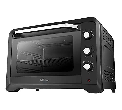 ARDES | Fornetto Elettrico Ventilato Capienza 45 Litri 6 Funzioni Cottura Timer Doppio Vetro Con Accessori MAGNUS AR6245PB