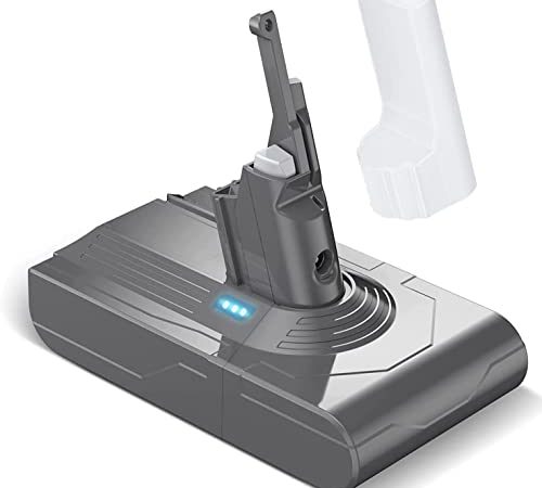 Dual compatibile con Dyson V8 V7 batteria di ricambio al litio 4500mAh, adatto per Dyson V8/V7 animale V8/V7 assoluto V8/V7 soffice V8/V7 testa motore aspirapolvere a batteria