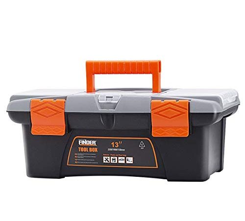 FINDER QX194123 Cassetta Porta Utensili 13-Inch Scatola degli strumenti per l'archiviazione dei consumatori