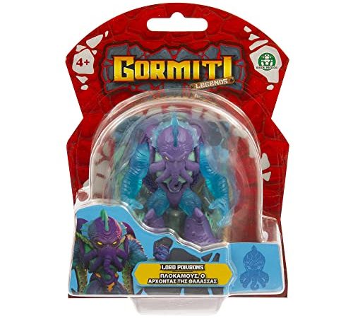 GORMITI LEGENDS - Personaggi Versione Cartoon, con funzione Mix e Match e 4 punti di articolazione, card inclusa, per bambini dai 4 anni, Poivrons, GRL30200, Giochi Preziosi, Multicolore