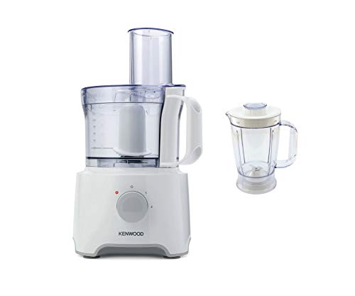 Kenwood FDP301WH MultiPro Compact Food Processor, Robot da Cucina con Frullatore, 800 W, 2,1 Litri, Plastica, Bianco