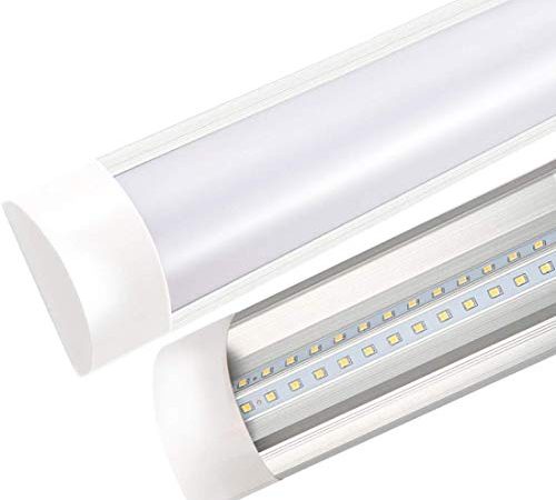 LineteckLED® P25-48F Plafoniera Led Ultrasottile 150cm 60W Luce Fredda (6400K) 4800 Lumen