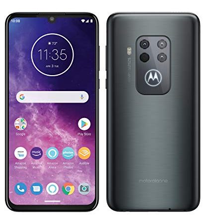 Motorola One Zoom - Smartphone 128GB, 4GB RAM, Dual Sim, Electric Gray
