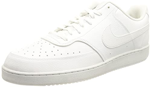 Nike Court Vision Lo Be, Scarpe da Passeggio Uomo, Bianco (White/White-White), 44 EU