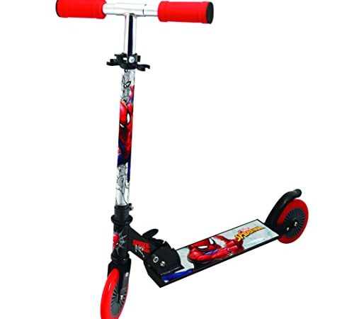 Rocco Giocattoli Spider-Man Spiderman Monopattino 2 Ruote, Colore Misto, Unica, 5004-50183