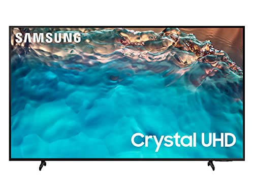 Samsung TV Crystal UHD UE43BU8070UXZT, Smart TV 43" Serie BU8070, Crystal UHD 4K, Alexa e Google Assistant integrati, Black, 2022, DVB-T2