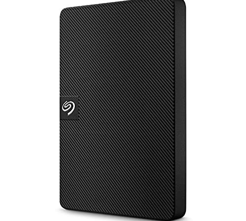 Seagate Expansion, 1 TB, Hard Disk Esterno Portatile, HDD, USB 3.0 per PC Desktop, PC Portatili e Mac, 2 Anni di Servizi Rescue (STKM1000400)