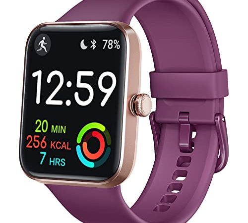 Smartwatch Donna Orologio Fitness 1,69" Schermo, Smart Watch Cardiofrequenzimetro SpO2 Contapassi Sonno Stress, Fitness Tracker Quadrante Personalizzato Notifiche Messaggi Sportivo Activity Tracker