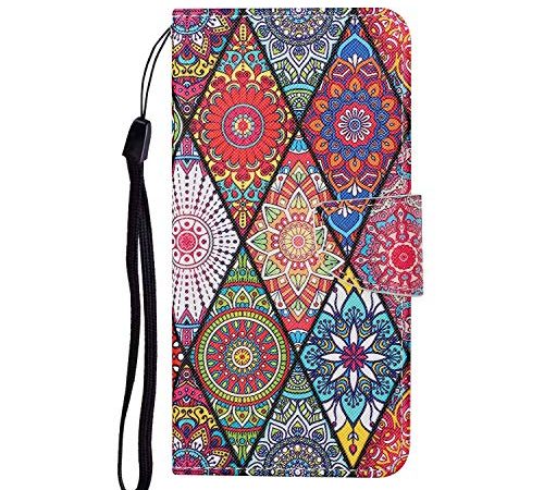 VQWQ Custodia per Huawei Honor 10 Lite - Motivo Dipinto Paint Portafoglio Custodia in PU Pelle Caso Libro Antiurto Magnetica Flip Cover per Huawei Honor 10 Lite [Animal] -Diamante