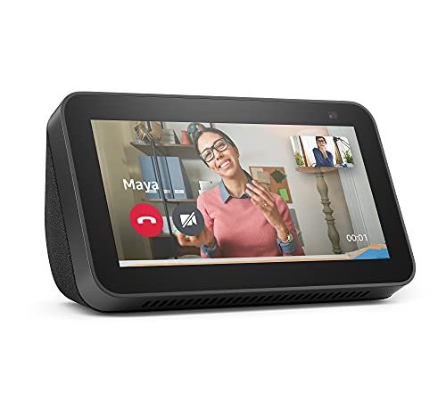 Echo Show 5 (2ª generazione, modello 2021) | Schermo intelligente con Alexa e telecamera da 2 MP | Antracite