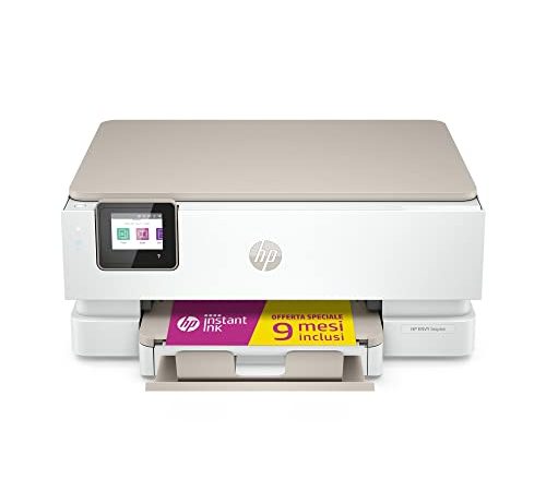 HP Envy Inspire 7220e, Stampante Multifunzione, 9 Mesi di Inchiostro Instant Ink Inclusi con HP+