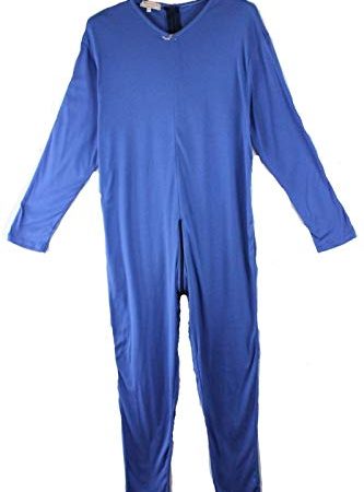 IUPITER Pigiama Intero Sanitario per DEGENTI con Zip 100% Cotone Manica Lunga (5-XL)