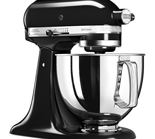 KitchenAid 5KSM125 Robot da cucina, 4.8 L, 300 W, Nero