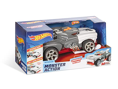 Mondo Motors - Hot Wheels Monster Action Monster Action HOTWEILER - macchina a frizione  per bambini - luci e suoni - 51221