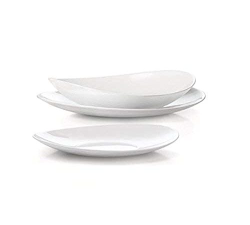 OFFERTA SERVIZIO PIATTI PROMETEO BIANCO BORMIOLI X 12 PERSONE 36 PEZZI