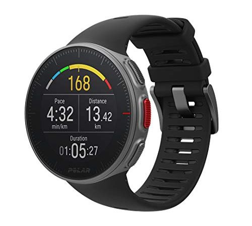Polar Vantage V Premium Smartwatch con GPS, Misurazione della Frequenza Cardiaca dal Polso, Adatto a Running, Nuoto, Bici e Qualsiasi Altro Sport - Controllo Musica, Meteo, Notifiche Telefoniche