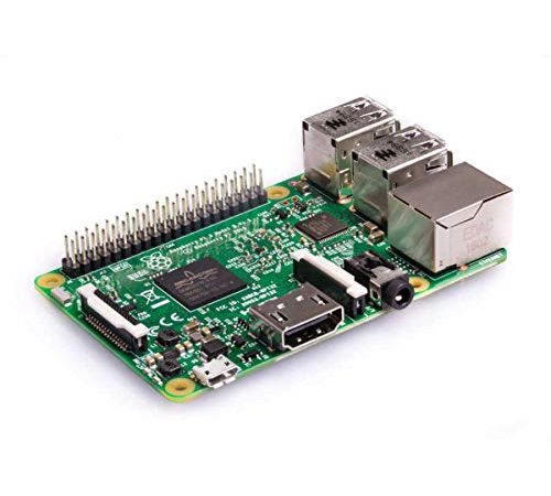 Raspberry PI 3 Model B Scheda Madre CPU 1.2 GHz Quad Core, 1 GB RAM, 802.11n Wireless LAN, Verde/Argento