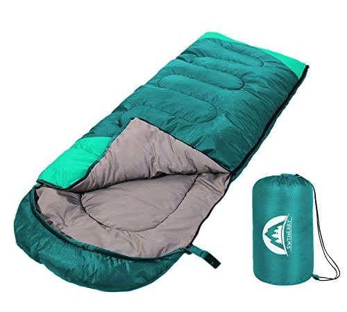 SWTMERRY- Sacco a Pelo 4 Stagioni (Estate, Primavera, Autunno, Inverno) Caldo e Freddo - Uso Leggero ed Impermeabile Interno ed Esterno per Bambini Adulti Escursionismo Zaino in Campeggio