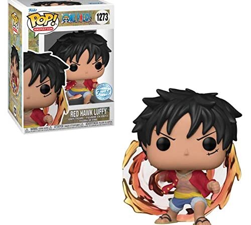 Funko POP Animation: One Piece - Red Hawk Luffy (GW) - One in 6 chance of receiving the rare Chase variant - Amazon Exclusive