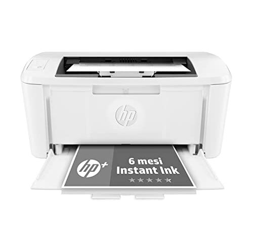 HP LaserJet M110we Stampante a Singola funzione, 6 Mesi di Piano Toner Instant Ink incluso con HP+