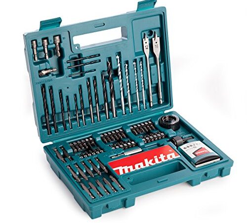 Makita b-53811 set di accessori, 100 pezzi, multicolore