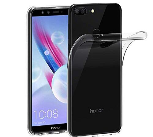 NEW'C Cover Compatibile con Honor 9 Lite, Custodia Gel Trasparente Morbida Silicone Sottile TPU [Ultra Leggera e Chiaro]