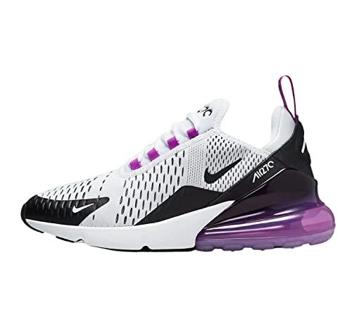 Nike Donna Air Max 270 Running, Bianco/Nero-fucsia Sogno, 40 EU