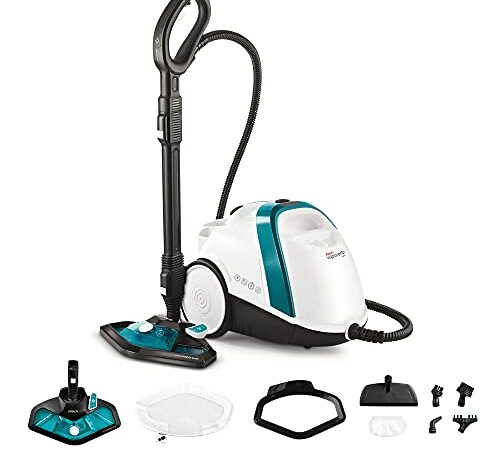 Polti Vaporetto Smart 100_T, Pulitore a Vapore, Autonomia Illimitata con Ricarica Continua, Caldaia ad Alta Pressione 4 Bar, 9 Accessori