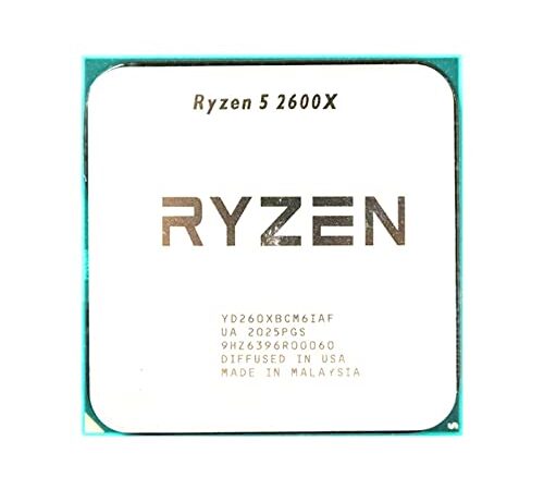 processore Ryzen 5 2600X R5 2600X 3,6 GHz Processore CPU sei core a dodici thread 95 W Presa AM4 Corri velocemente per aiutarti a far funzionare il tuo computer.