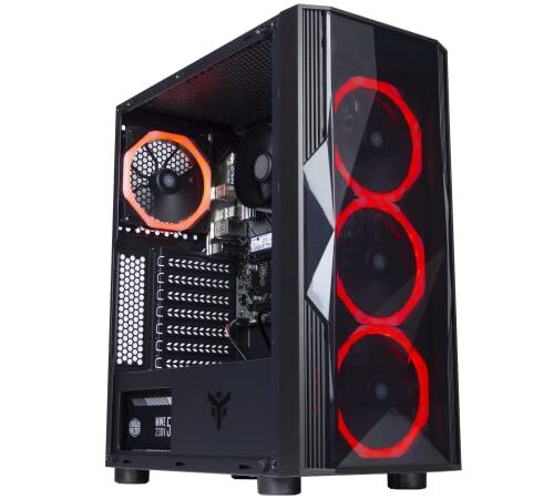 BREUNOR V1 PRIMO - PC Gaming RYZEN 5 5600G 6 CORE, Ram 16Gb 3200MHz, SSD NVMe 500GB, WiFi, Win 11 pro, Pc da gaming, Pc desktop gaming, Entry Level