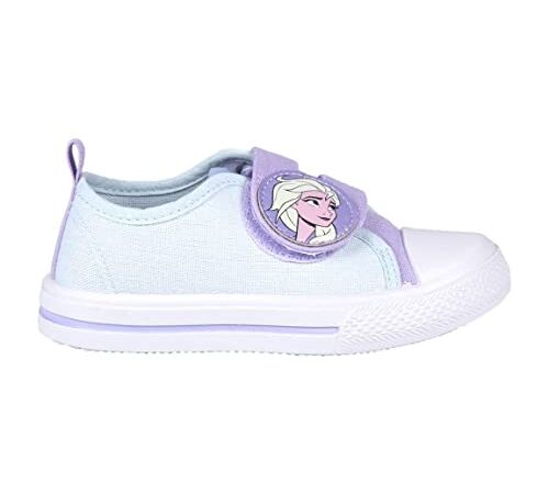 Disney Frozen Scarpe per Ragazza, Scarpe Sportive per Bambina, Sneaker Frozen, Elsa Design Scarpe da Ginnastica per Ragazze, Sneaker Cotone Leggere, Taglie EU 25 a 32 (Numeric_28)