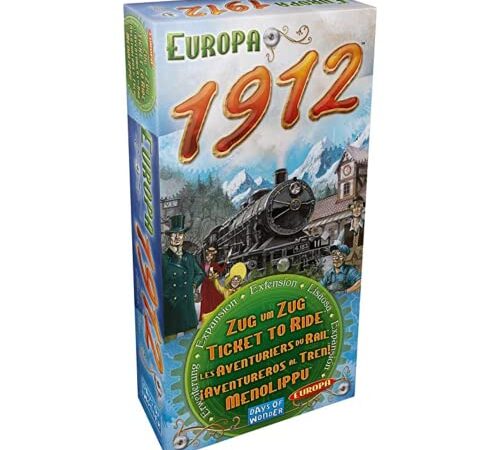 Asmodee: Ticket to Ride: Europa 1912, Espansione Gioco da Tavolo, Per Giocare è Necessario il Gioco Base Ticket to Ride Europa, Edizione in Italiano (0120)