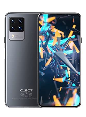 CUBOT X50 Smartphone senza contratto 6,7 pollici 64 MP + 32 MP Quad Camera 8 GB RAM + 128 GB 4500 mAh Android 11 Handy Dual SIM, NFC, versione globale, Nero