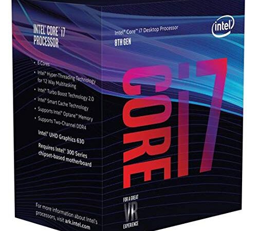 Intel bx80684i78700 K Core i7 – 8700 K processore Argento