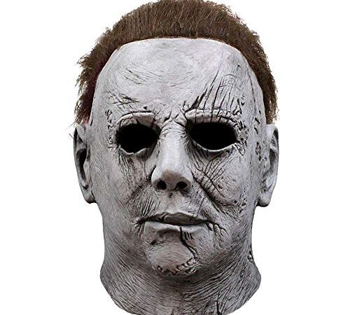 keland Maschera di Michael Myers Halloween Mask Carnevale Horror Cosplay Costume (Grigio)