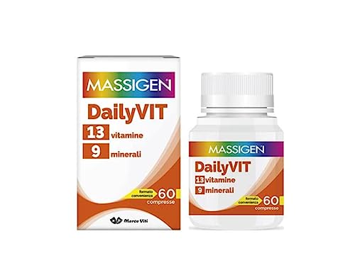 Massigen Dailyvit+ 12 Vitamine 11 Minerali - Integratore 60 Compresse - 80 g